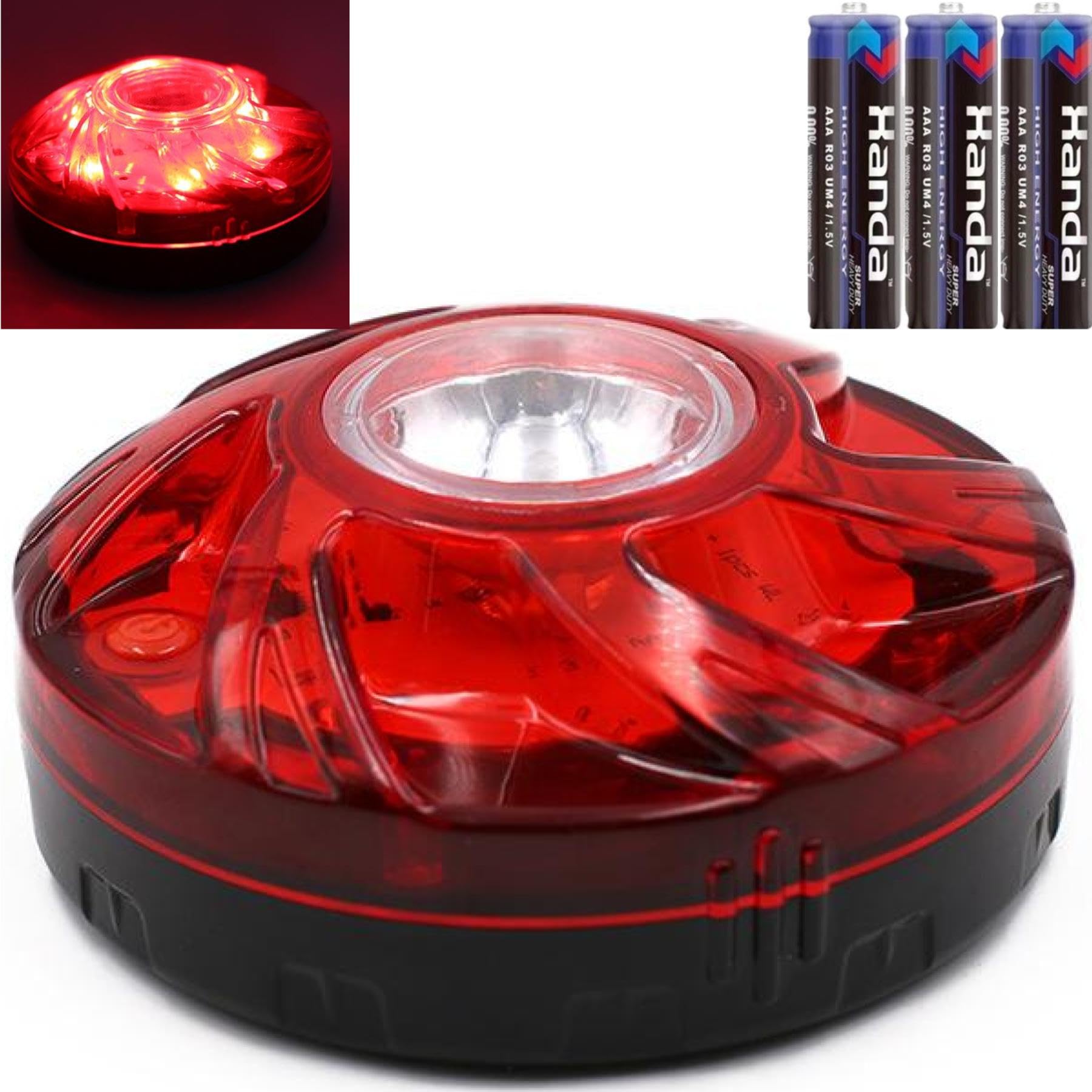 Amazon.co.jp: Gavit LED警告灯 マグネット式 非常信号灯 表示灯 赤色